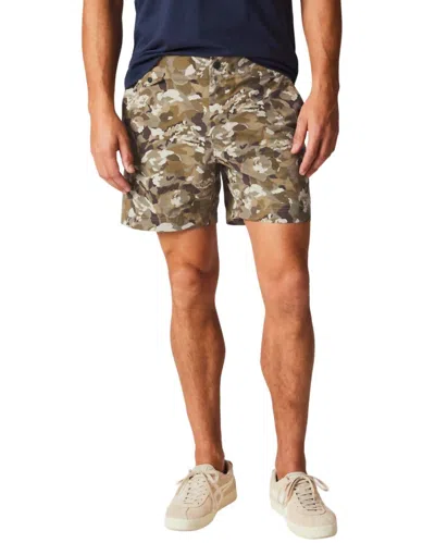 Billy Reid Camellia Moore Hybrid Swims Shorts In Olive In Green
