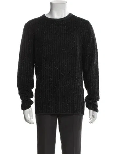 Pre-owned Billy Reid Cashmere Crew Neck Pullover W/ Tags In Blue
