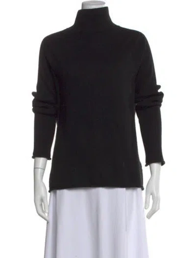 Pre-owned Billy Reid Cashmere Turtleneck Sweater In Black