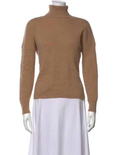 Pre-owned Billy Reid Cashmere Turtleneck Sweater In Brown