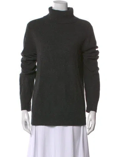 Pre-owned Billy Reid Cashmere Turtleneck Sweater In Gray