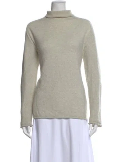 Pre-owned Billy Reid Cashmere Turtleneck Sweater In Gray