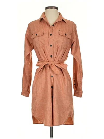 Pre-owned Billy Reid Casual Dress In Orange