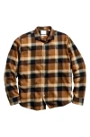 Billy Reid Large Scale Plaid Cedar Shirt In Multi