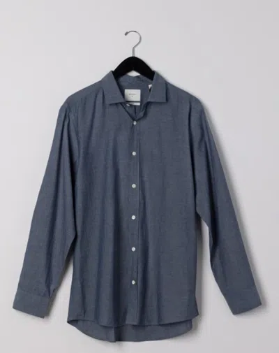 Billy Reid Chambray Holt Dress Shirt - Chambray