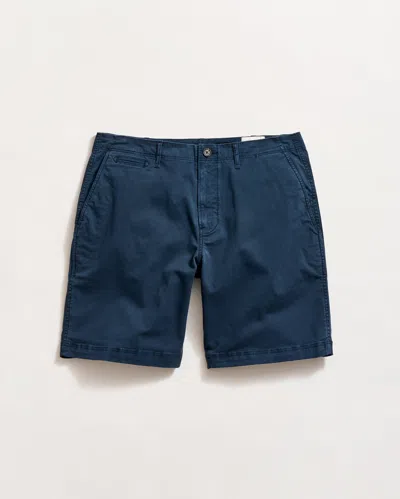 Billy Reid Chino Short In Carbon Blue