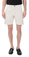 Billy Reid Cotton Blend Chino Shorts In White