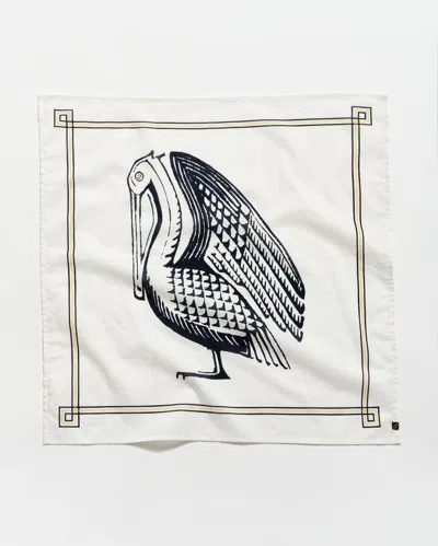 Billy Reid Coastal Pelican Bandana In White