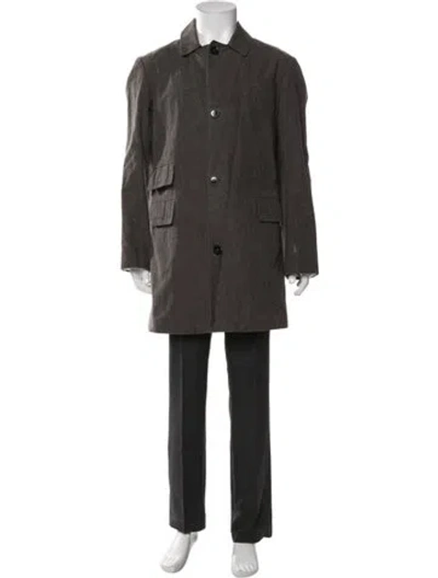 Pre-owned Billy Reid Coat In Grey