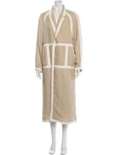 Pre-owned Billy Reid Coat In Neutrals