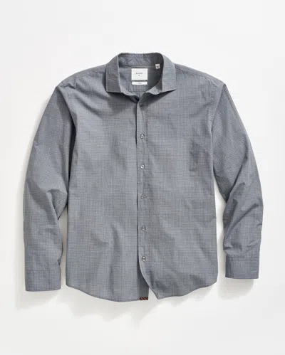 Billy Reid Contrast River Shirt In Asphalt