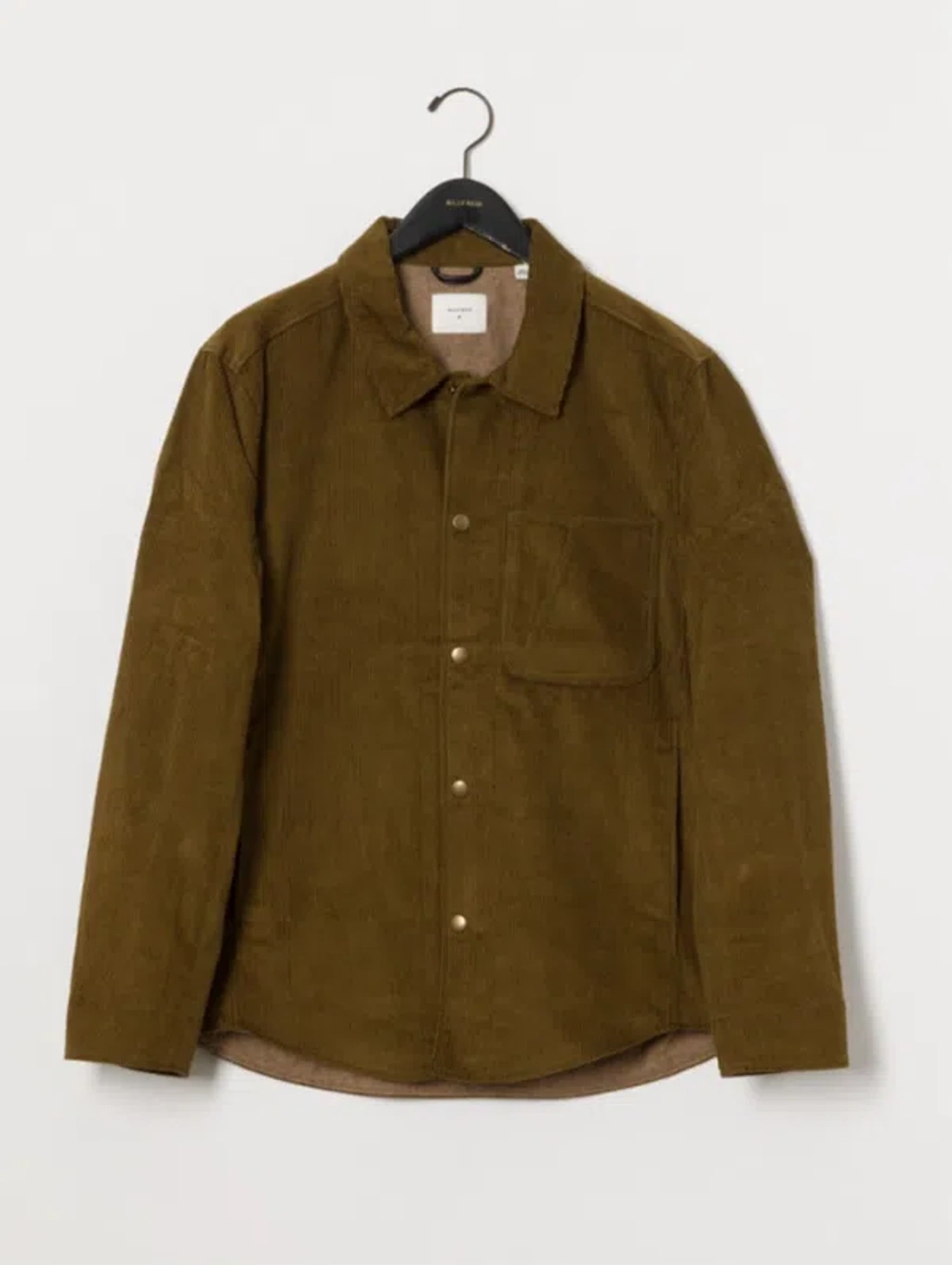 Billy Reid Corduroy Leroy Shirt Jacket Carbon Blue ModeSens