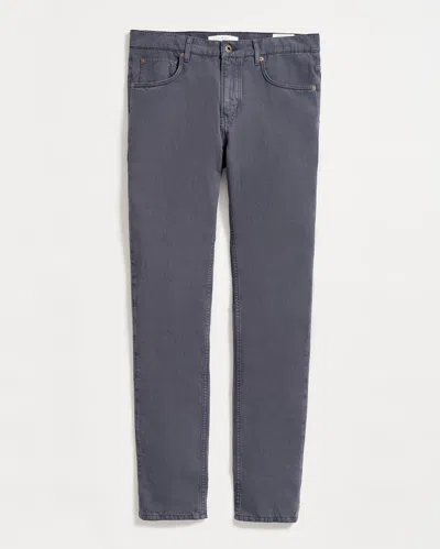 Billy Reid Cotton Linen 5 Pocket Pant In Blue