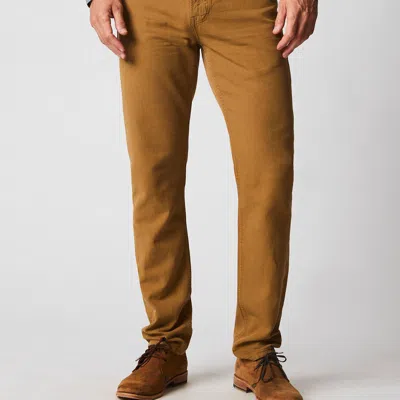 Billy Reid Cotton Linen 5 Pocket Pant In Brown