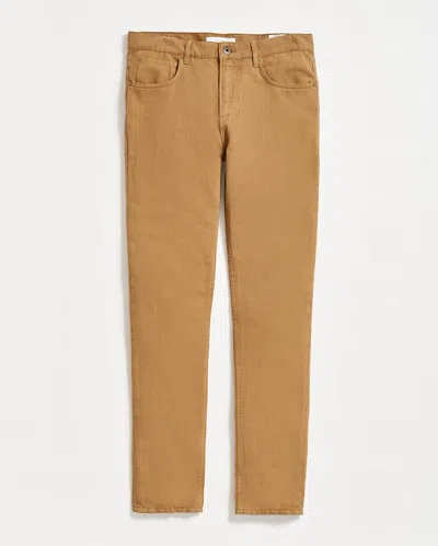 Billy Reid Cotton Linen 5 Pocket Pant - Dark Tan