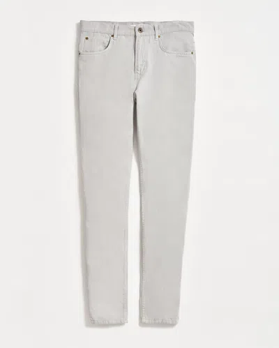 Billy Reid Cotton Linen 5 Pocket Pant In Grey