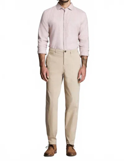 Billy Reid Cotton Wool Cedar Shirt In Red In Pink