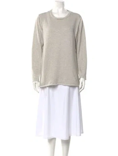 Pre-owned Billy Reid Crew Neck Sweater In Gray