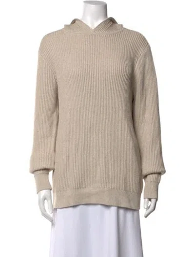 Pre-owned Billy Reid Crew Neck Sweater In Neutrals