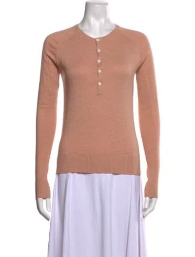Pre-owned Billy Reid Crew Neck Sweater In Pink