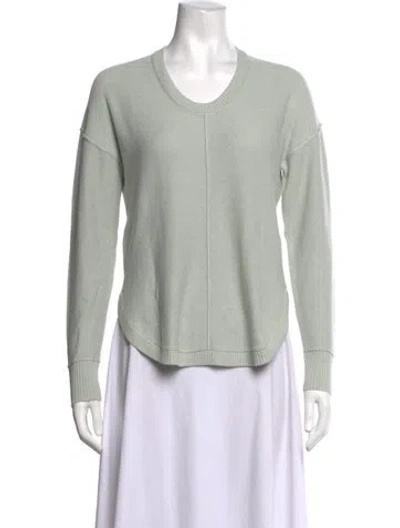 Pre-owned Billy Reid Crew Neck Sweater W/ Tags In Green