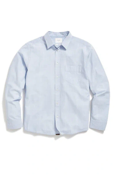Billy Reid Cypress Microcheck Button-up Oxford Shirt In Pebble