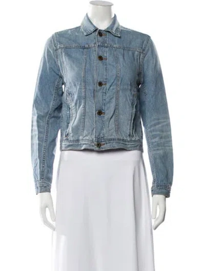 Pre-owned Billy Reid Denim Jacket In Blue