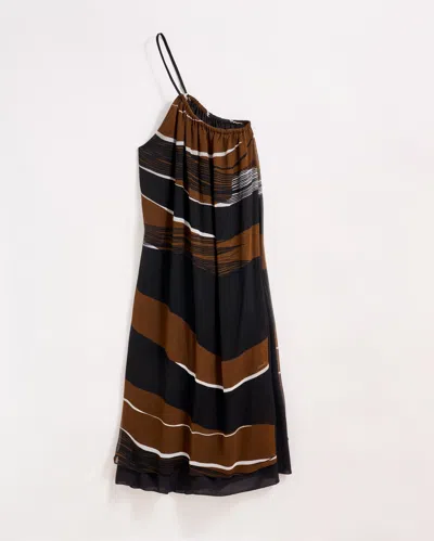 Billy Reid Desert Wave Silk Cocktail Dress