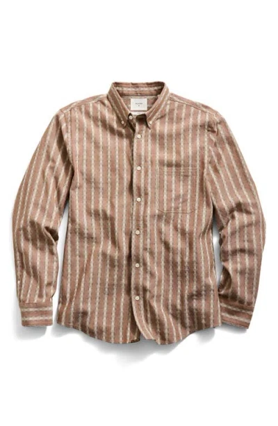 BILLY REID BILLY REID DOBBY STRIPE BUTTON-DOWN SHIRT