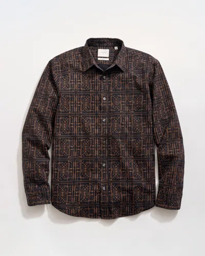 Billy Reid Eastlake Antlers Cypress Shirt In Multi