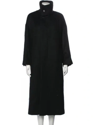 Pre-owned Billy Reid Faux Fur Coat In Black