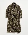 Billy Reid Feather Jacquard Top Coat In Multi