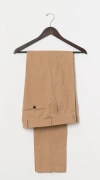 Billy Reid Flannel Flat Front Trouser - Camel Heather In Camel Heather