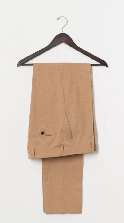 Billy Reid Flannel Flat Front Trouser - Charcoal Heather