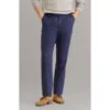 Billy Reid Flat Front Silk & Virgin Wool Dress Pants In Gold