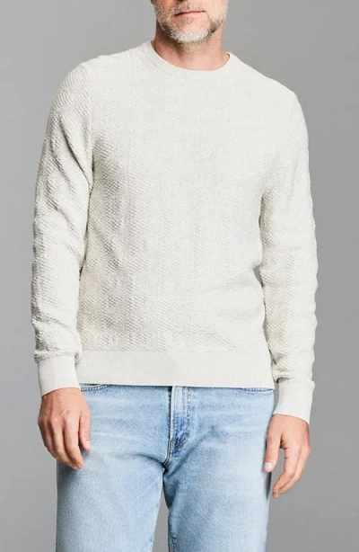 Billy Reid Geo Links Cotton Sweater In Gray