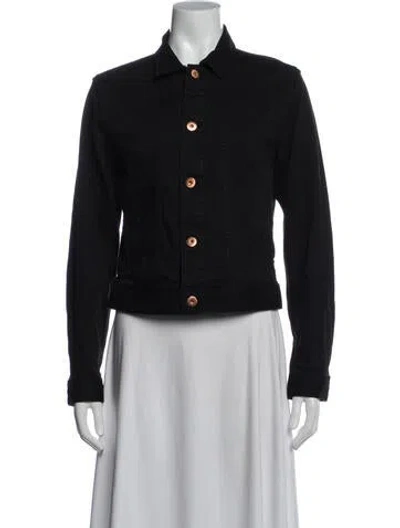 Pre-owned Billy Reid Graphic Print Jacket In Black