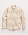 Billy Reid Grid Plaid Wilson Shirt In White
