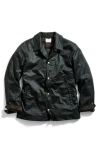 Billy Reid Harrison Water Repellent Waxed Cotton Jacket In Black