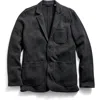 Billy Reid Heathered Knit Sport Coat In Black