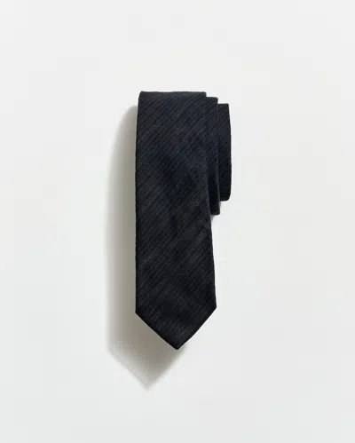 Billy Reid Heirloom Micro Stripe Tie In Black