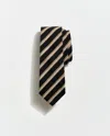 Billy Reid Heirloom Stripe Tie In Black