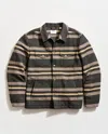 Billy Reid Heirloom Stripe Woodsman Jacket In Neutral