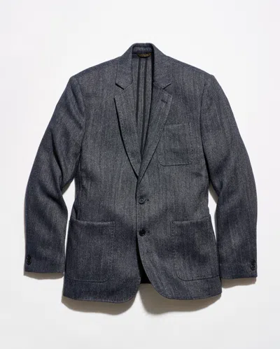 Billy Reid Herringbone Archie Jacket In Gray