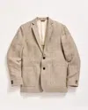 Billy Reid Herringbone Archie Jacket In Highway Grey