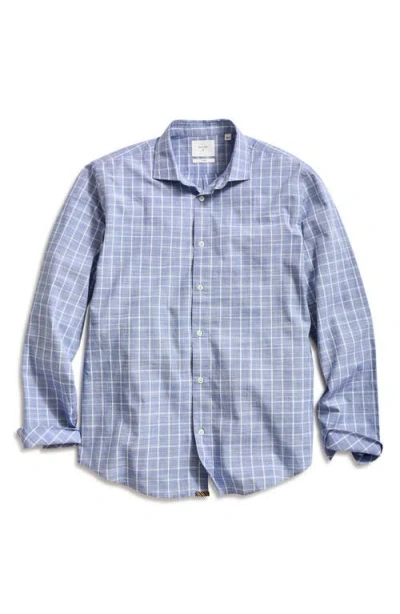 Billy Reid Hutcheson Plaid Button-up Sport Shirt In Blue
