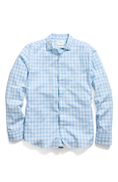 Billy Reid Hutcheson Plaid Button-up Sport Shirt In Blue