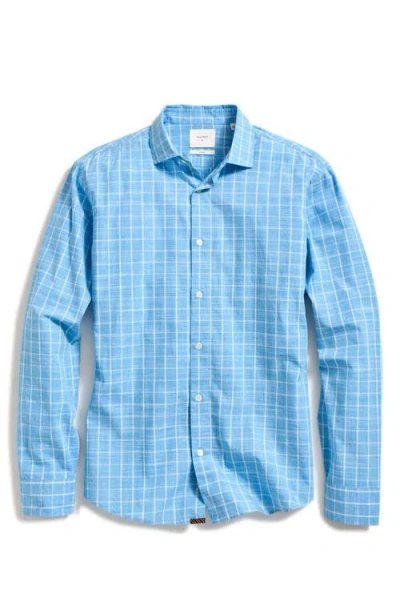 Billy Reid Hutcheson Plaid Button-up Sport Shirt In Blue/white