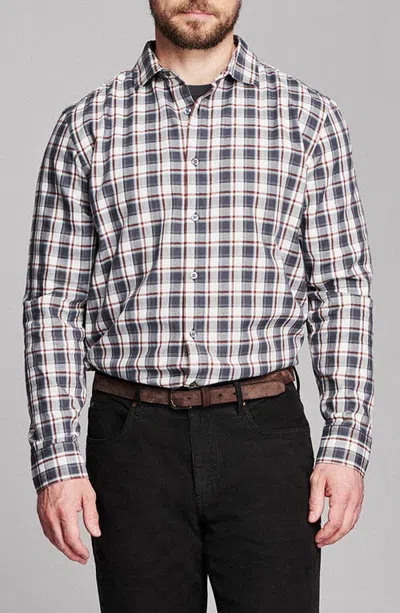 Billy Reid Hutcheson Plaid Button-up Shirt In Blue