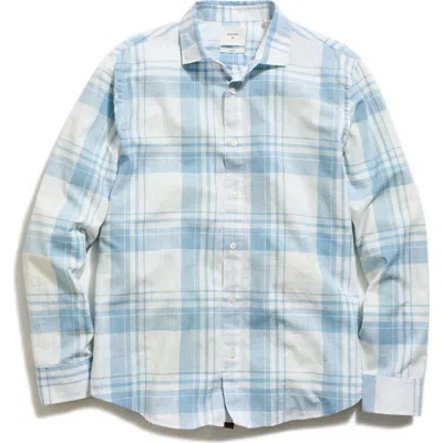 Billy Reid Hutcheson Plaid Button-up Shirt In Blue